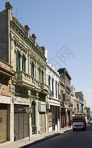 蒙得维的亚旧大楼背景图片