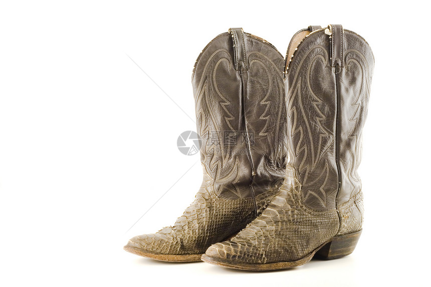 牛仔靴骑术农业牛仔农田脚跟拼接牧场国家靴子踢球者图片
