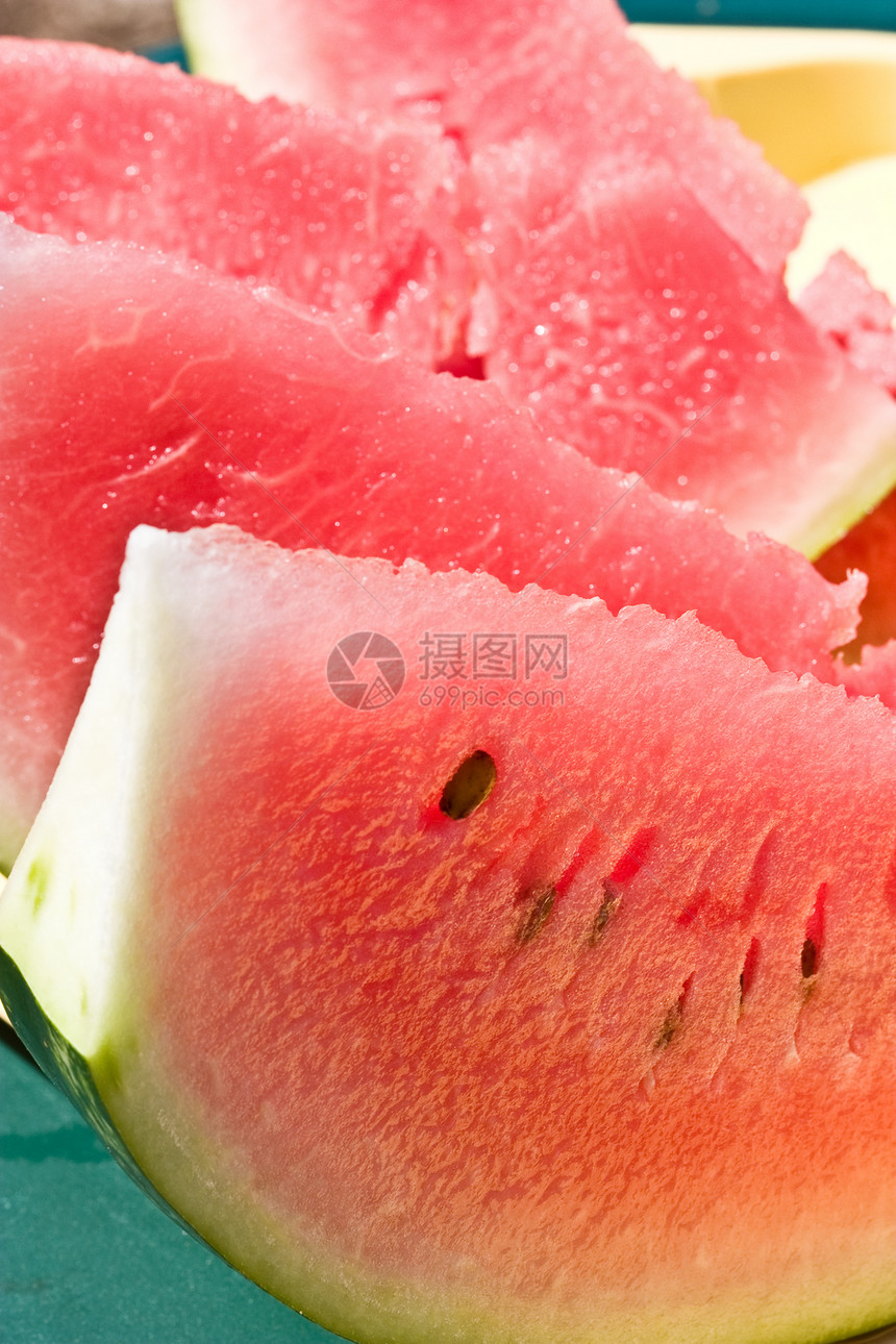 以西瓜为单位水果甜点红色饮食种植食物图片