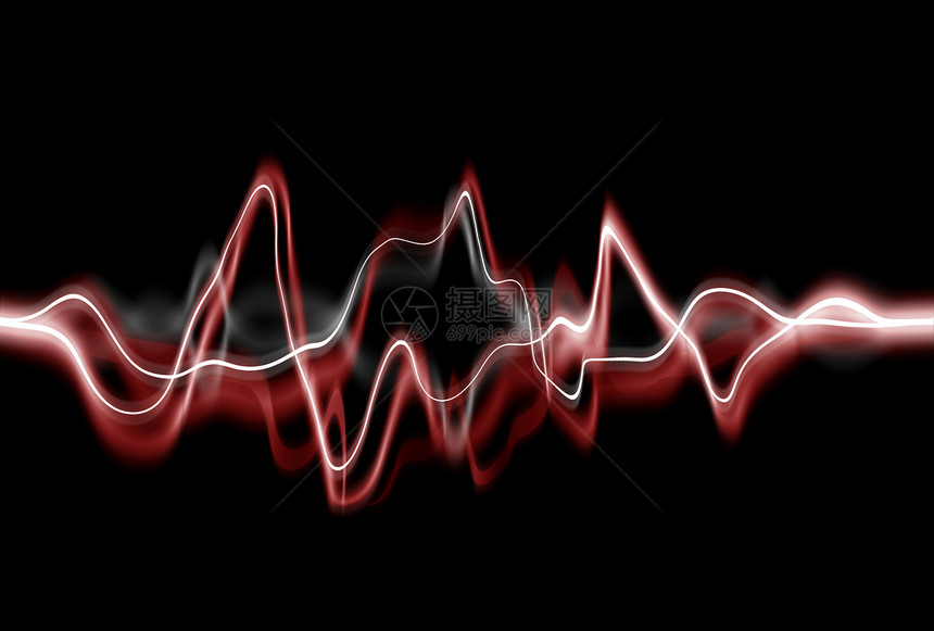 电子电波摘要海浪波形计算噪音狂欢正弦波光子推介会条纹展示图片