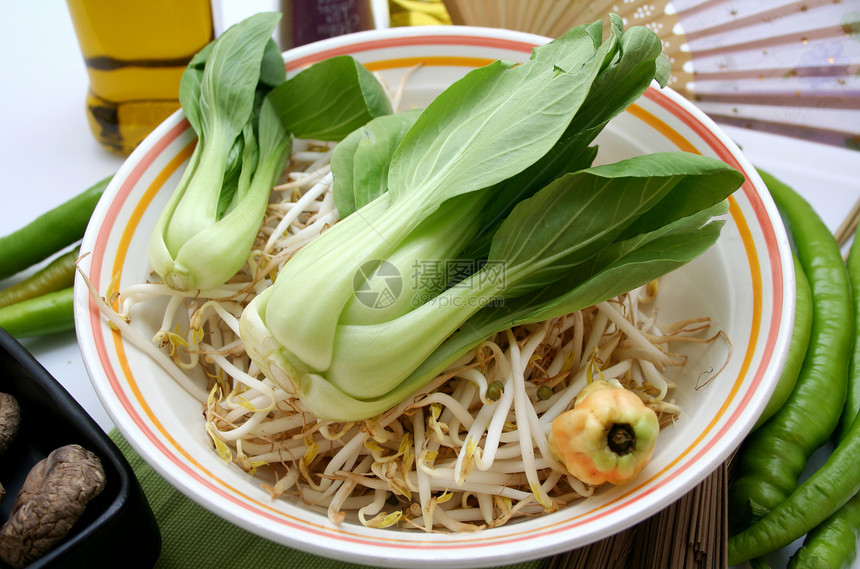 亚洲菜类维生素蔬菜食物图片