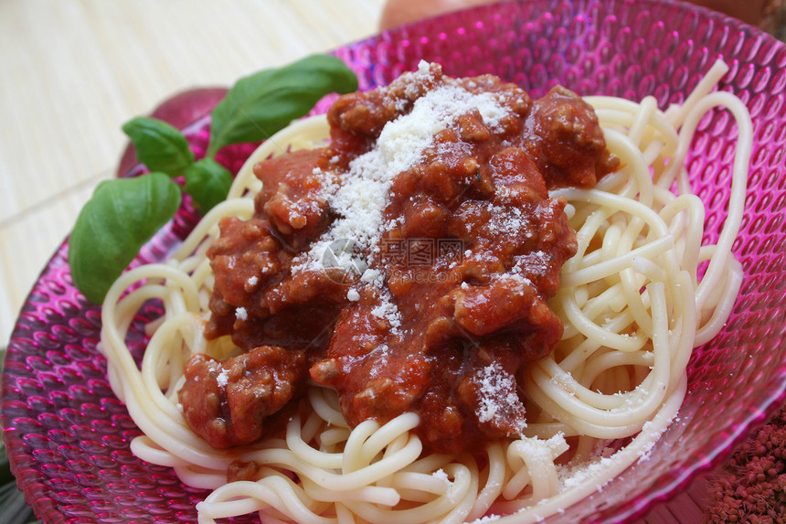 面食 Bolognese食物面条午餐图片