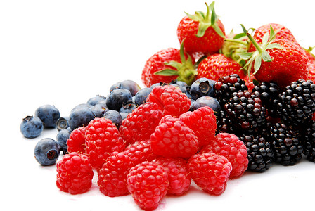 夏季浆果水果饮食健康饮食背景图片
