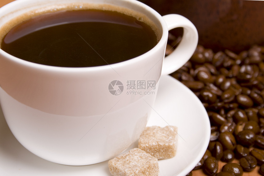 咖啡杯地面豆子活力种子咖啡店唤醒营养闲暇桌子味道图片