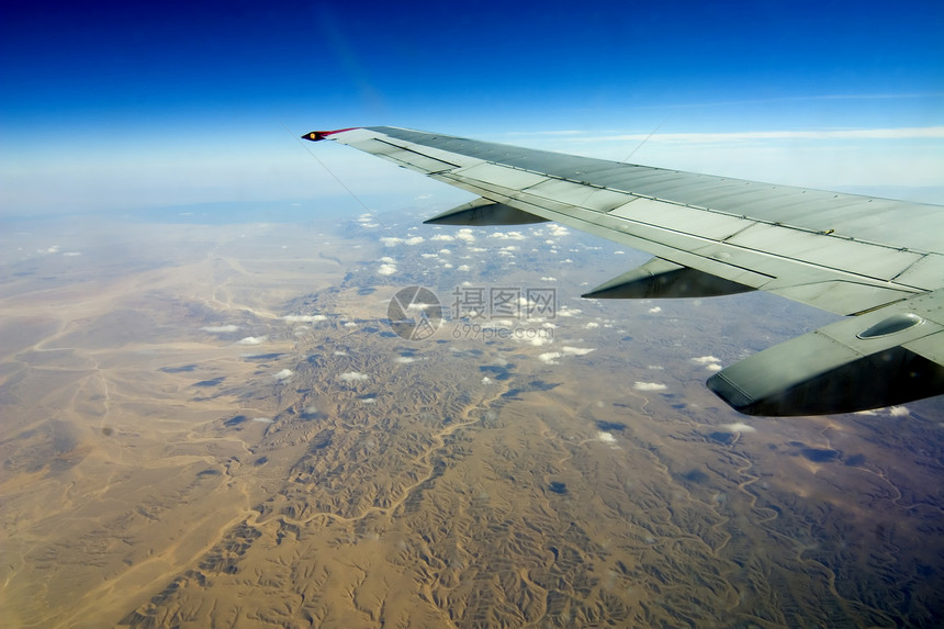沙漠 埃及 河流 沙沙 飞机视野飞行游客旅行航班土地旅游侵蚀图片