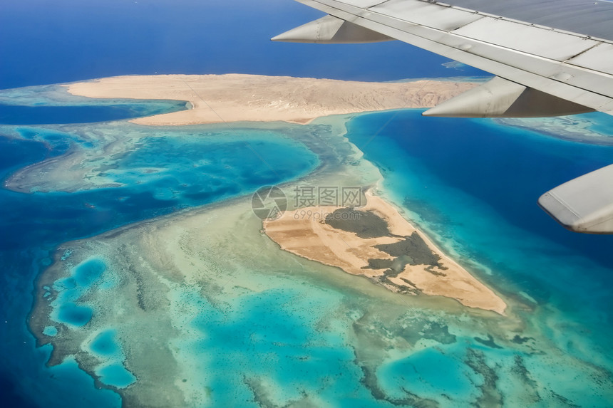 沙漠 埃及 河流 沙沙 飞机旅游游客土地视野飞行航班旅行侵蚀图片