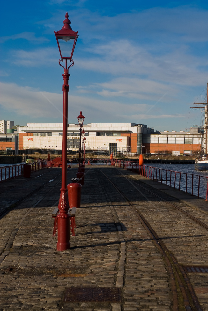 爱丁堡首都港口海洋码头图片