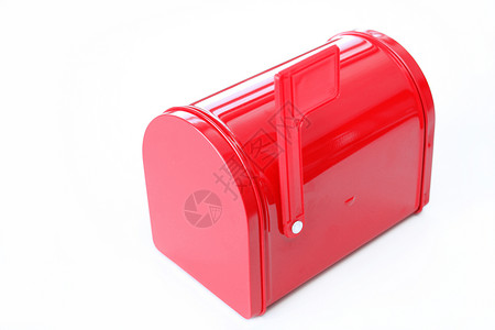 红邮箱白色旗帜标准邮件金属邮政蜗牛红色服务邮资高清图片