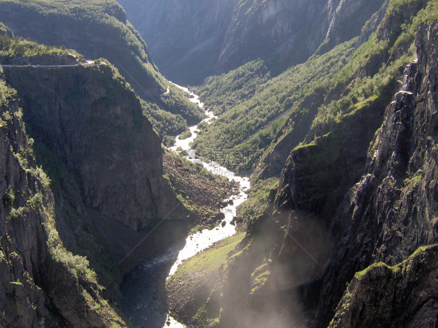 伏里格什福森旅游国家风景峡湾天空爬坡场景环境峡谷戏剧性图片