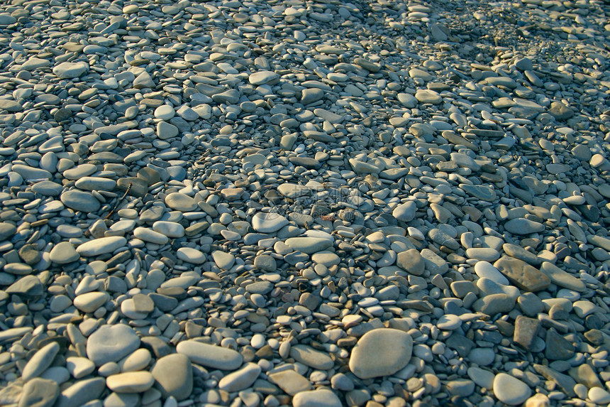海滩石块鹅卵石石头卵石岩石海洋图片