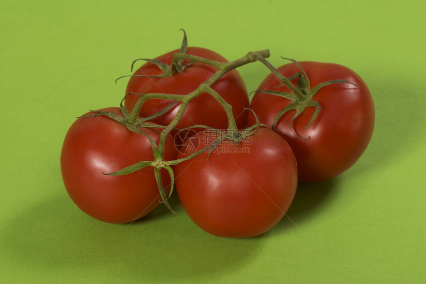 番茄加绿色植物烹饪食物味道饮食市场农业食品蔬菜图片