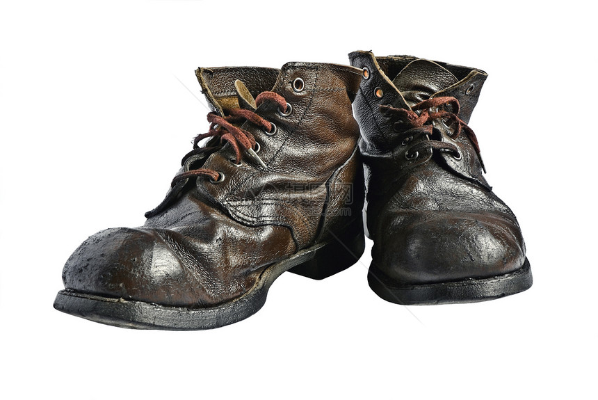 工作靴车工棕带皮肤保护工人杂工焊工厚底制造图片