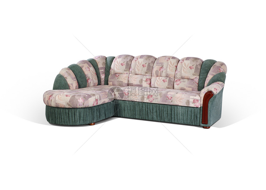 角沙发纺织品生活枕头家具扶手椅办公室工作室软垫黑色白色图片