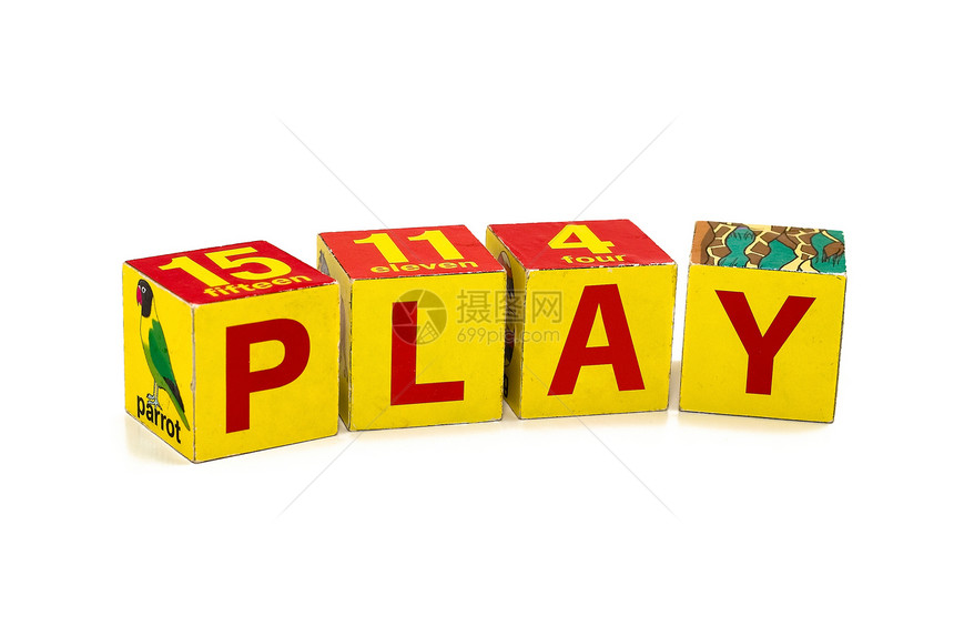 玩建筑物婴儿婴儿期积木孩子建筑立方体木头黄色操场图片