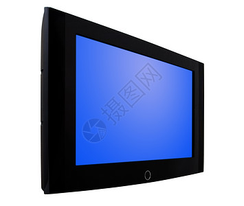 平板电视监视器晶体管薄膜白色屏幕背景图片