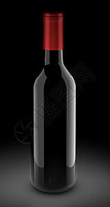 酒瓶瓶子红色庆典背景图片