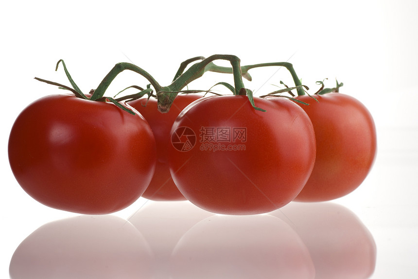 番茄生产水果食物红色沙拉白色营养图片