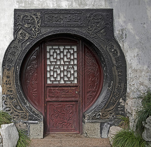 入口门旅行石头历史雕刻背景图片