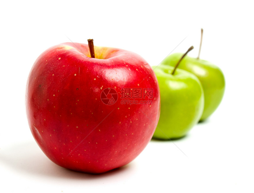红苹果和绿苹果饲料宏观脆弱性盘子美食橙子枝条蔬菜生活花瓣图片