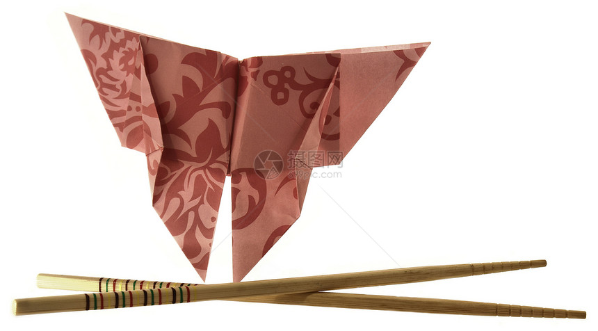 带筷子的蝴蝶图片