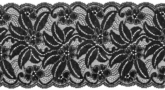 黑色带装饰品裙子艺术纺织品材料背景图片