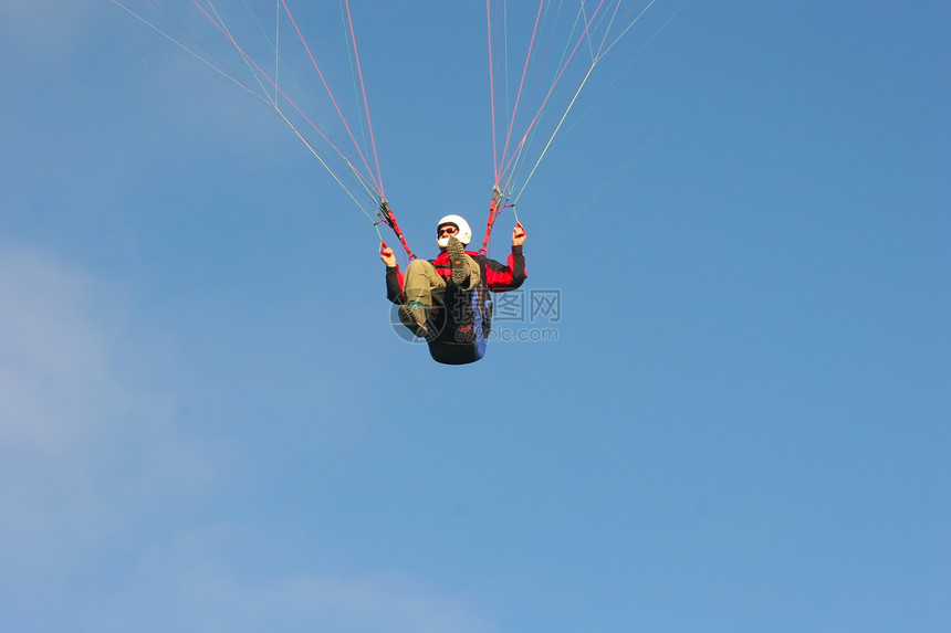 滑行滑动飞行员马具行动冒险跳伞闲暇通风飞行空气运动图片