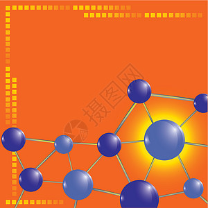 技术分子的本底蓝色辐射学习科学活力生活绘画细胞卫生保健背景图片