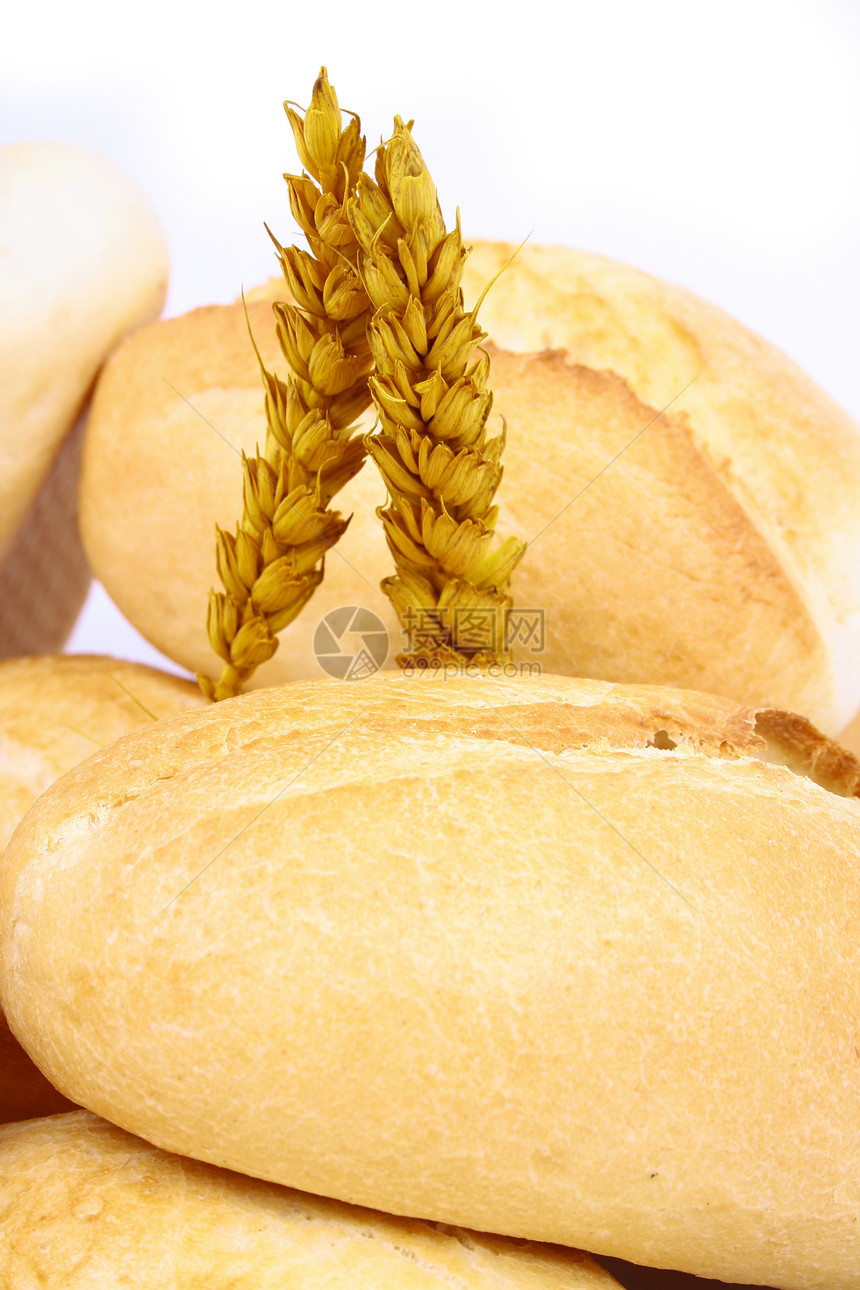 卷糕点种子生活小麦篮子面包营养玉米面包师饮食图片
