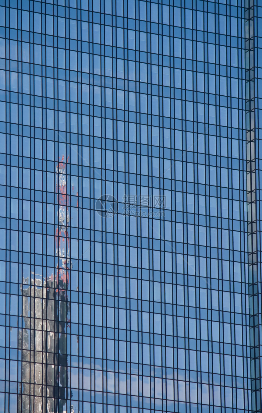 德国法兰克福现代摩天大楼的面孔图片
