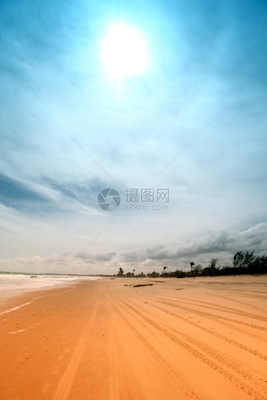 海洋晴天假期海浪风景太阳地平线海景放松旅行热带图片