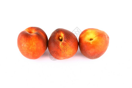 桃桃子红色黄色白色水果绿色营养橙子健康背景图片