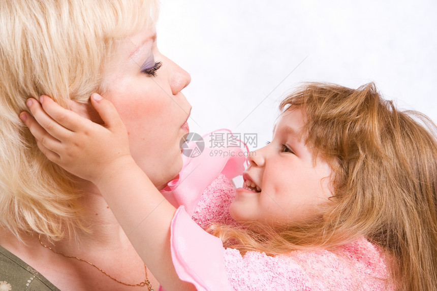 母亲和女儿压痛母性家庭图片