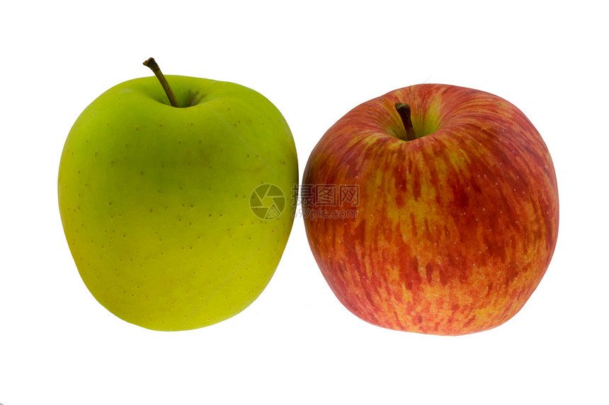 两个苹果宏观生活早餐美食茶点水果食物红色营养饮食图片