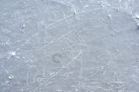 户外冰场表面的滑纹痕迹背景图片