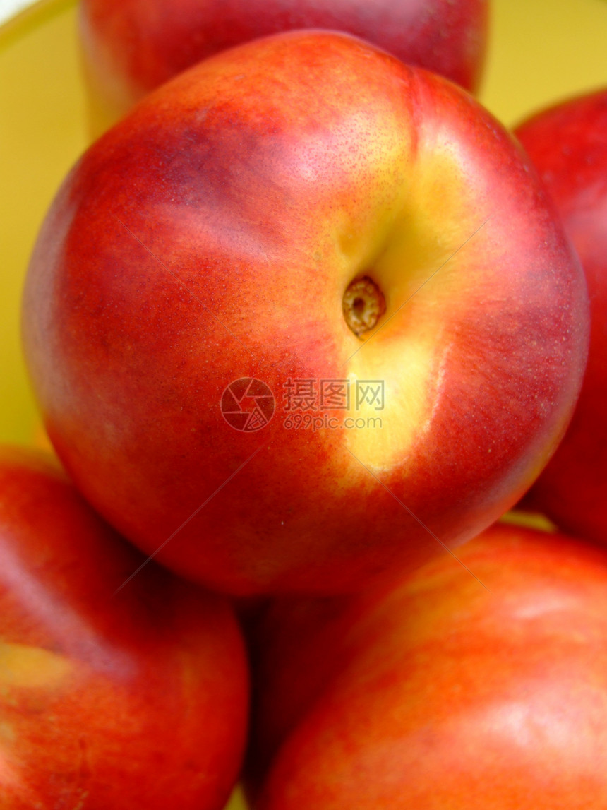 桃子红色水果食物营养黄色塑料饮食图片