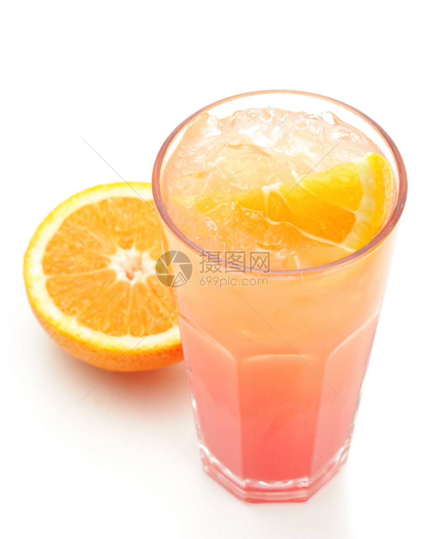 鸡尾酒  龙舌兰酒日出烈酒橙子橙汁酒精魅力白色玻璃液体红色图片