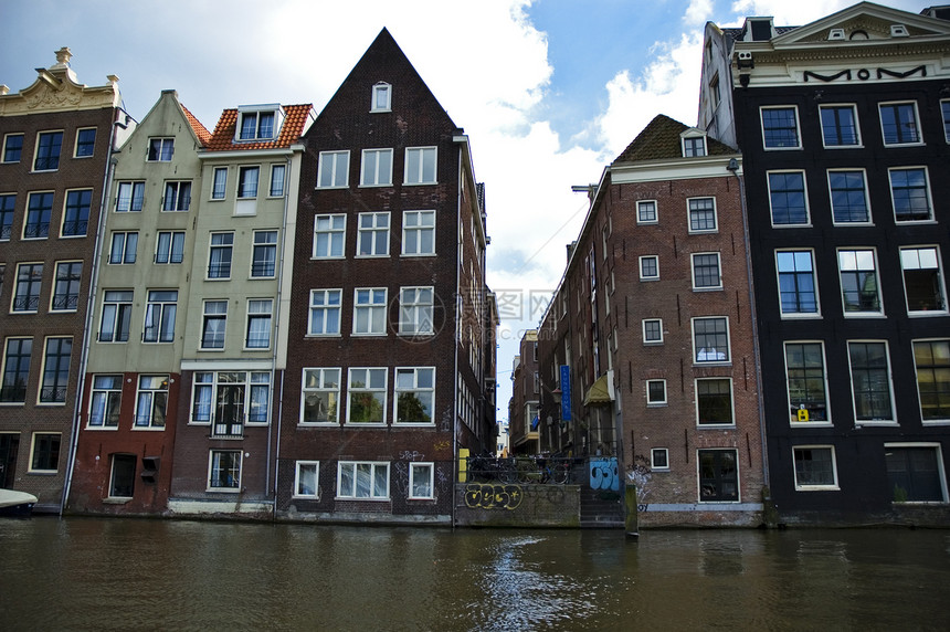 阿姆斯特丹的房屋房子运河建筑图片