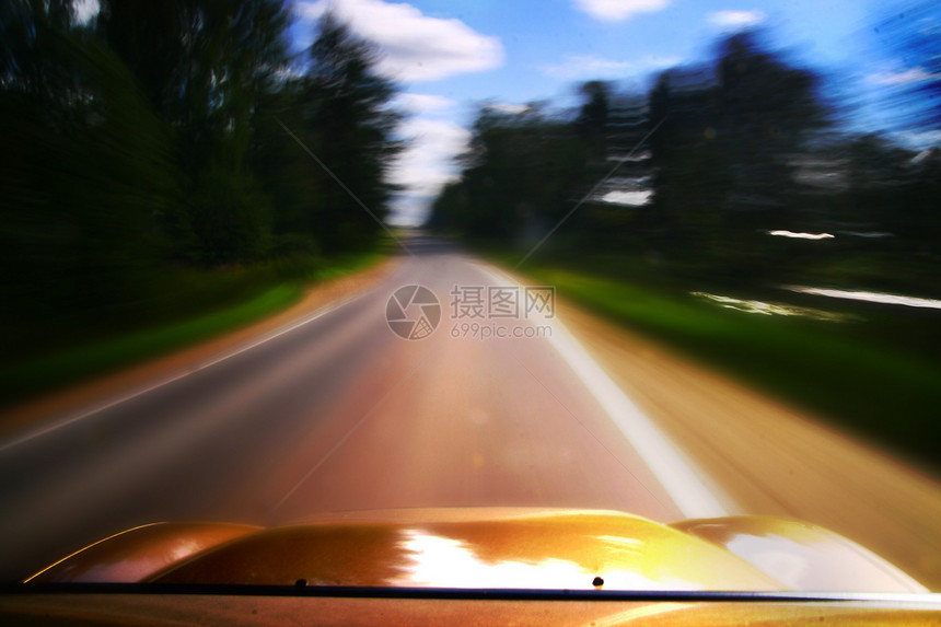 汽车驾驶车司机蓝色街道线条速度曲线旅行时间车道场景卢布图片