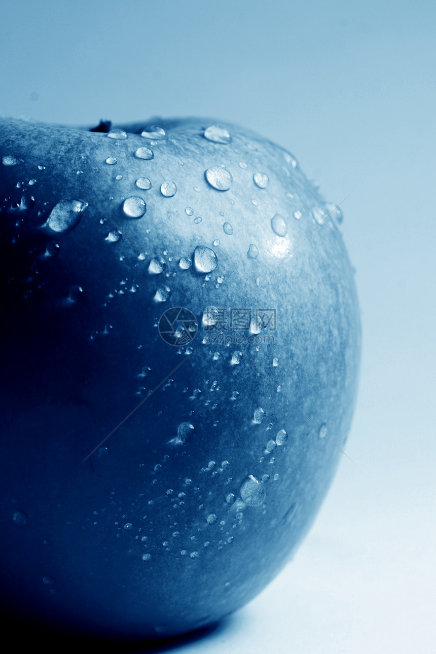 绿新苹果水滴生产液体维生素饮食食品早餐零食飞沫活力图片