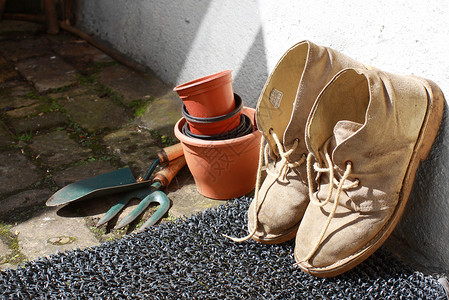 花园靴背景图片