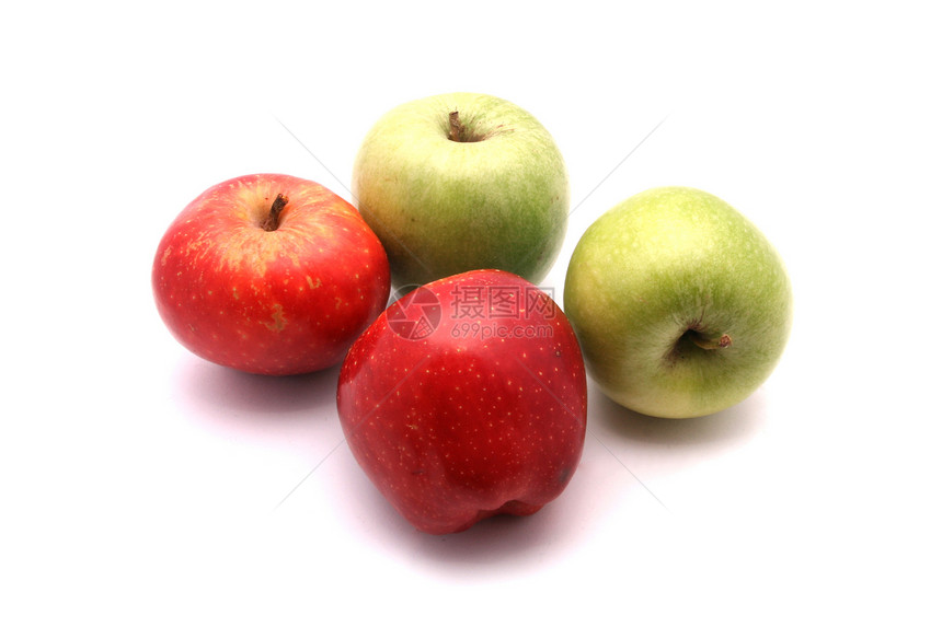 苹果饮食橙子绿色宏观白色食物团体营养活力水果图片
