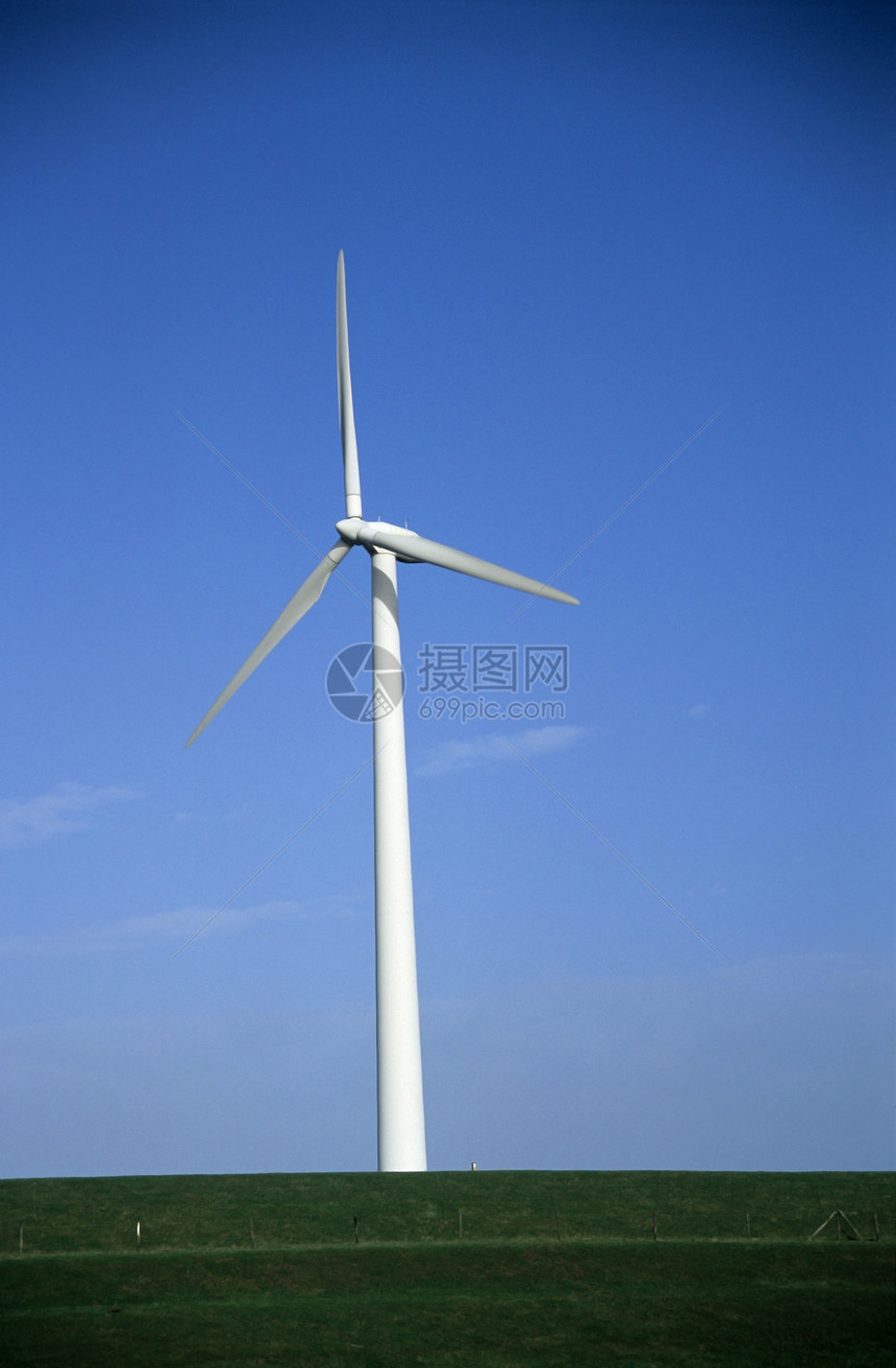 现代风车环境技术螺旋桨公园微风活力晴天涡轮机涡轮力量图片