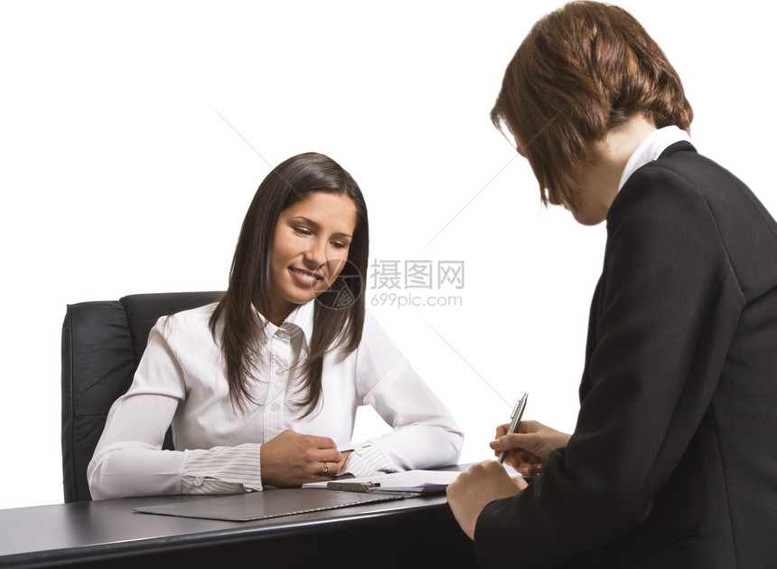 签署合同签名管理人员商业桌子律师合作会议库存团队女性图片