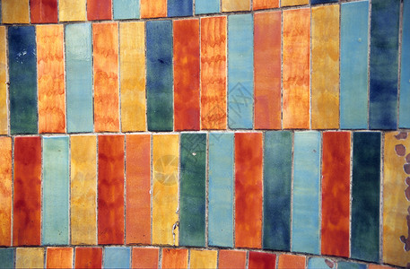 Grunge 彩色瓷砖背景背景图片