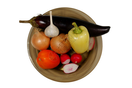 配蔬菜板蔬菜萝卜圆圈食物背景图片