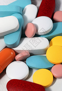 平板图制药疾病抗生素药物白色胶囊剂量帮助圆形药片背景图片