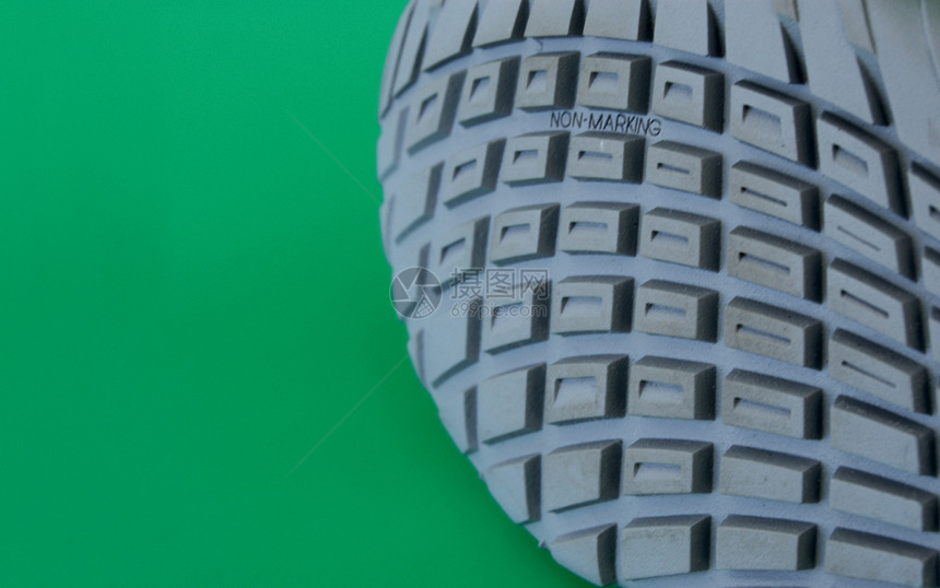 橡胶鞋底远足防滑成人痕迹灰色染色宏观运动鞋塑料打印图片