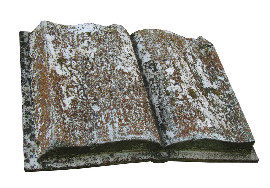古老的大理石打开的书艺术宏观精神巨石手稿砂岩体积知识教育雕刻图片