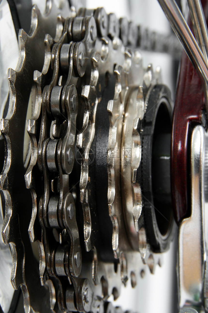 自行车用具车轮链环合金运输链轮力学装置技术牙齿工程图片