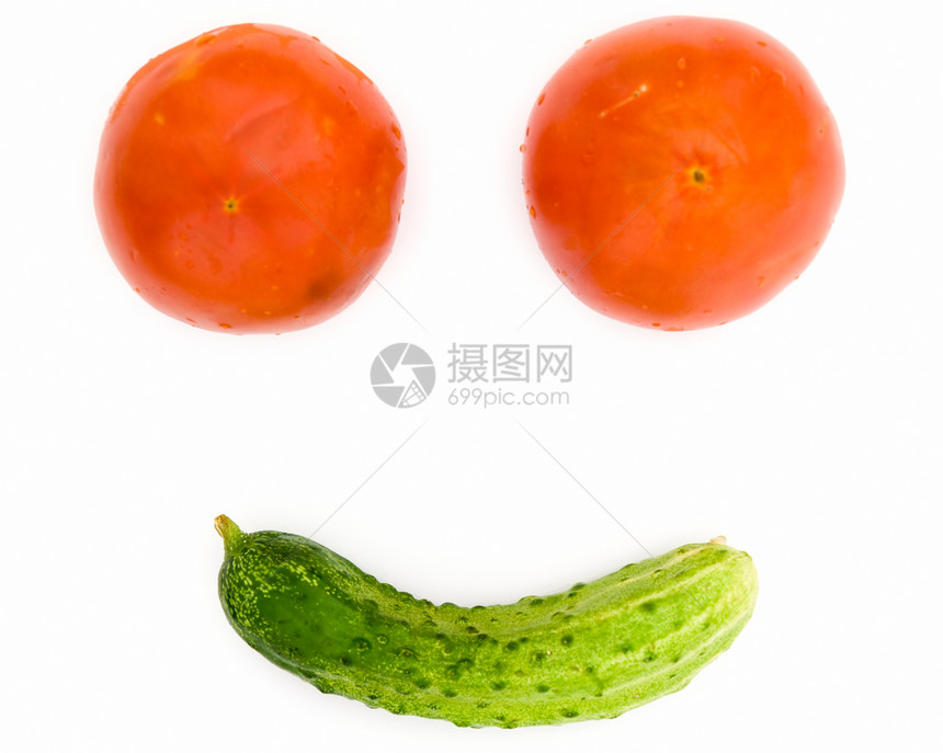 蔬菜微笑小吃沙拉活力食物黄瓜茶点季节红色图片